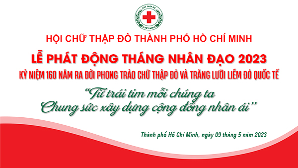 Video phóng sự HTV - Lễ phát động Tháng Nhân đạo năm 2023